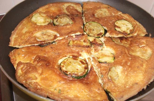 Courgette sur son nuage d'omelette - mamagd