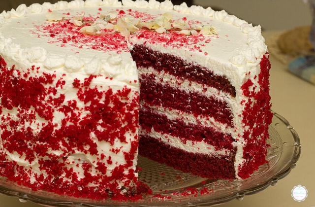 Gâteau rouge velours - Photo par Communauté 750g