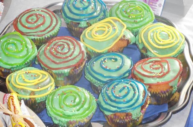 Cupcakes à la mûre trop rigolos - Photo par pepitavignon