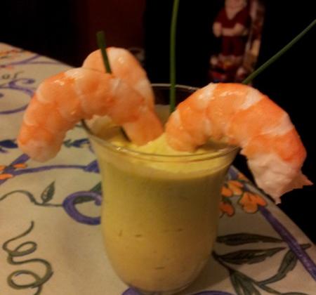 Mousse d'asperges aux crevettes - Photo par kalyst