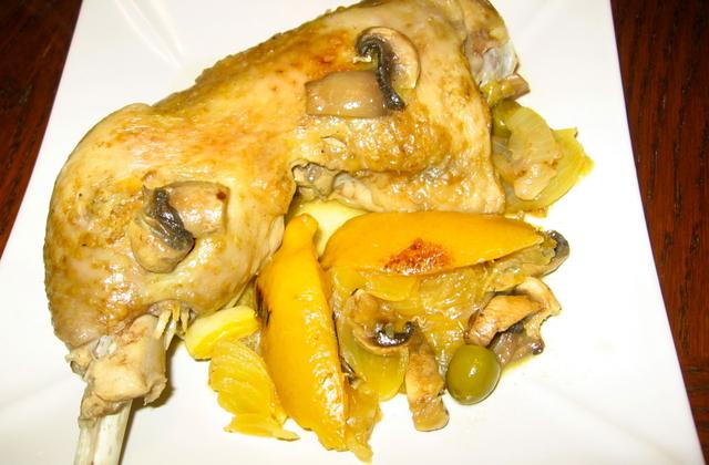 Cuisse de dinde aux citrons confits - Photo par Capipiou