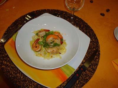 Saint Jacques sur fondue de poireaux - Photo par lachap