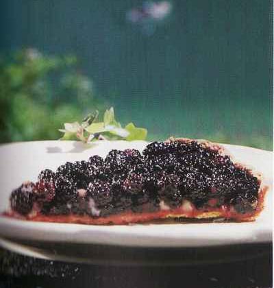 Tarte aux mûres et à la gelée de groseille - Photo par 750g