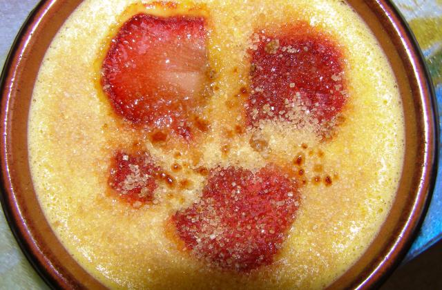 Crème brûlée passion fraise - Photo par witchd