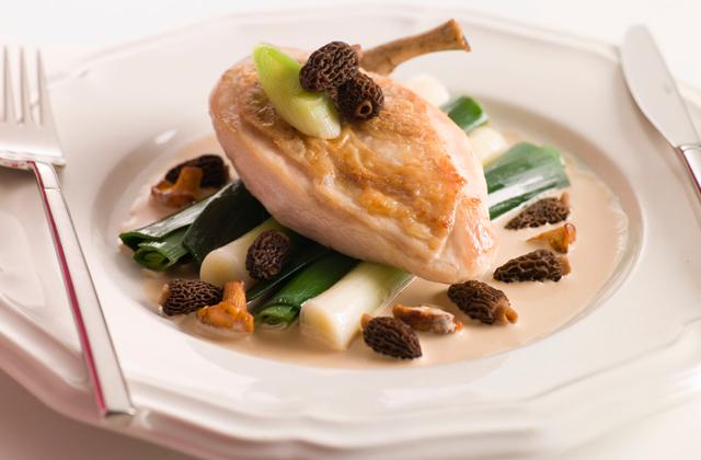 Poularde aux morilles et au vin jaune - Photo par 750g