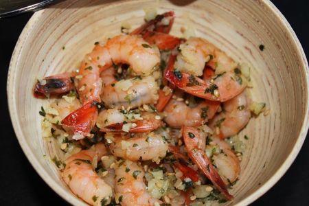 Crevettes ail de Lomagne et persil - Photo par Daudrey