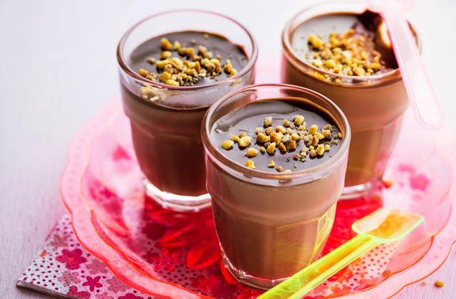 Panna cotta au chocolat et Carambar - Photo par jguibe