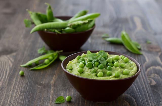 Purée pommes de terre et petits pois - Photo par 750g