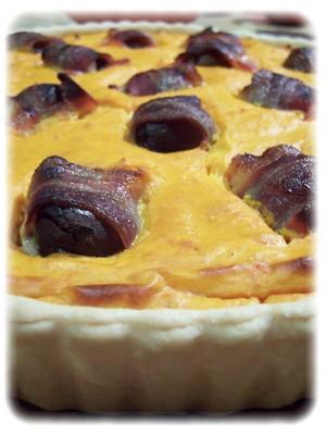Tarte potimarron & bonbons aux marrons - Photo par allulo