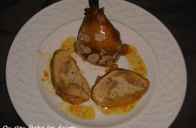 Cuisse de poulet au miel et aux amandes - Photo par pepitavignon