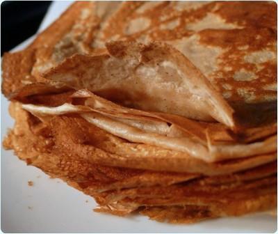 Crêpes à la farine de châtaignes - Photo par Chef Damien
