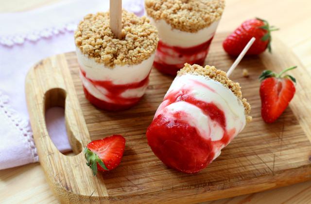 Cheesecake Popsicles ou Cheesecake façon esquimau glacé - Photo par Silvia Santucci
