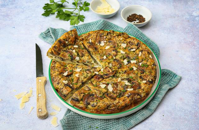 Frittata aux champignons - Photo par Silvia Santucci