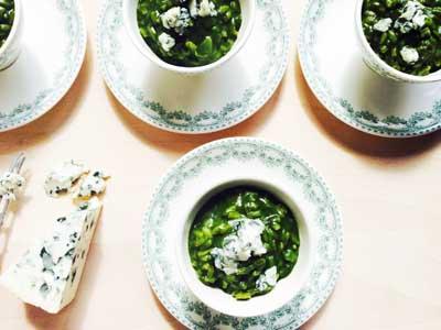 Risotto vert au roquefort - sophieaSq