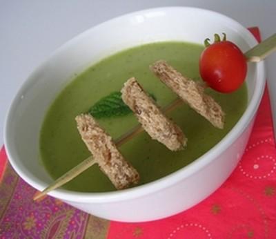 Soupe de courgettes à l'indienne - Photo par Lapin cuisinier