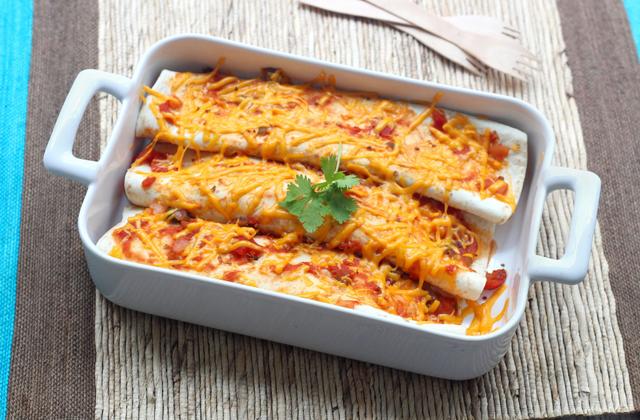 Enchiladas poulet poivrons et mimolette - Photo par Silvia Santucci