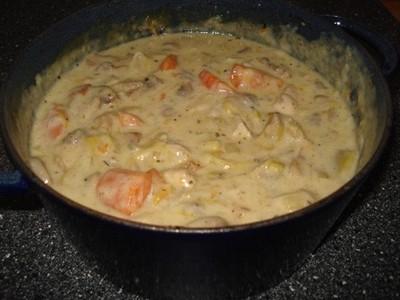 Blanquette à l'ancienne au poulet - Photo par nicolegm