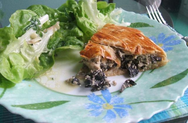 Recette - Tourte Aux Champignons Rapide | 750g