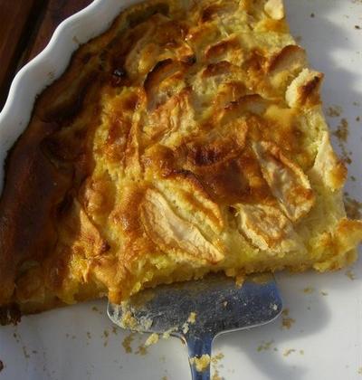 Flan classique aux pommes - Photo par isabelV7T