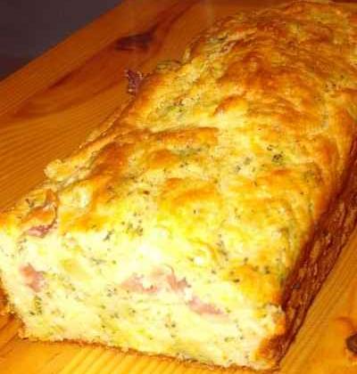 Cake brocoli jambon cru - Photo par lebotsc