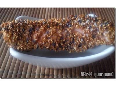 Brochettes de saumon et ses graines - Photo par raphaeM2