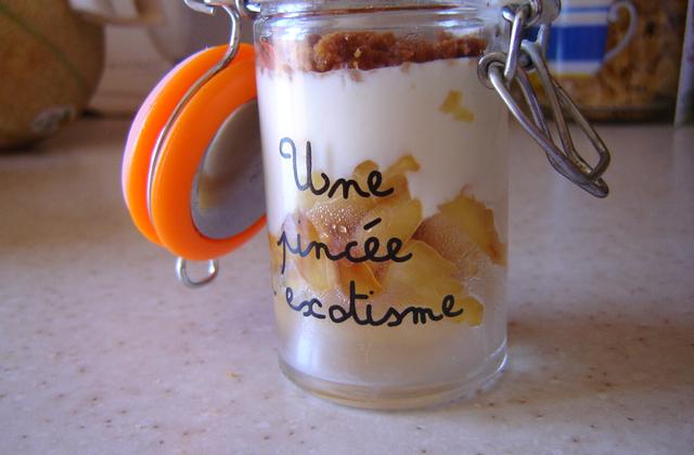 Verrine dessert pomme, miel et spéculoos - Photo par amelie_v