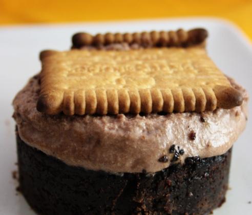 Tiramisu chocolat et brownie de petits beurres - Photo par Sabrina de zekitchounette