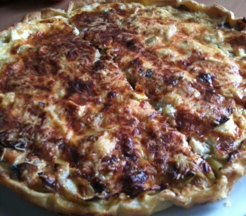 Quiche aux poireaux poulet - Photo par laeti236