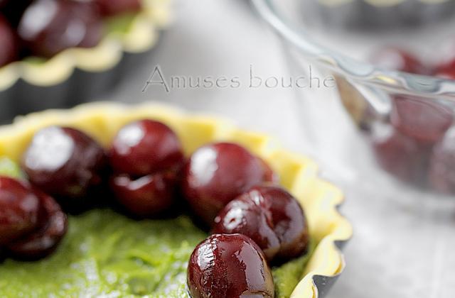 Tartelettes cerises-pistache - Photo par Sylvie AA