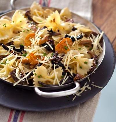 Farfalle aux champignons des bois et Gusto Intenso - Photo par Giovanni Ferrari