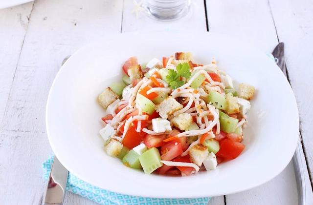 Salade grecque au Râpé de la Mer Coraya - Photo par Coraya