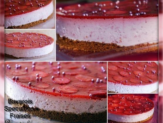 Bavarois fraises-speculoos maison - Photo par nimuhe