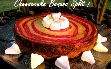 Banana split Cheesecake - Photo par chouya