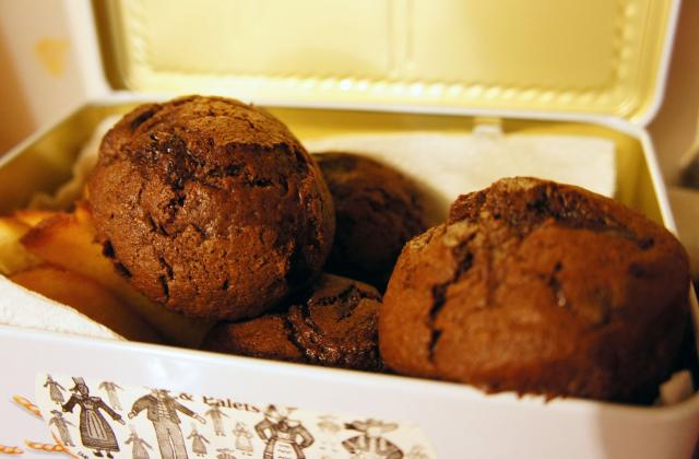 Muffins moelleux tout choco - Lulla12
