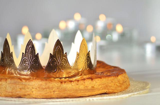 Galette des rois à la crème onctueuse d'amande - Photo par amandiA