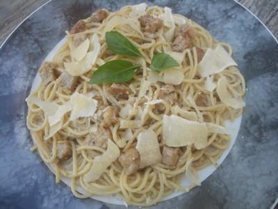 Spaghettis au veau, sauce teriyaki - Photo par davidmy6