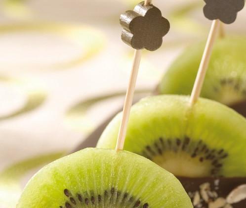 Sucettes de kiwi de l'adour au chocolat IGP - Photo par AOP IGP
