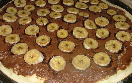 Pizza à la banane - Photo par petiho