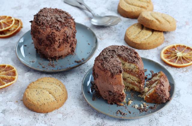 Mini-gâteaux sans cuisson aux biscuits orange et pavot - Photo par Silvia Santucci