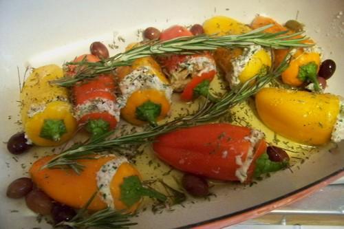 Mini-poivrons farcis aux blettes à la niçoise - Photo par coco006
