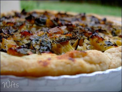 Tarte au confit de courgettes parmesan et citrons confits - Photo par christNwn