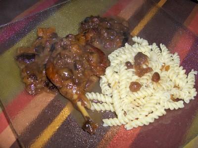 Cuisses de canettes aux fruits secs - mjolln