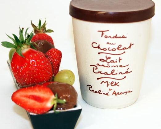 Fondue au chocolat facile - fondue de chocolat