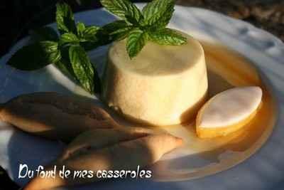 Panacotta aux calissons et navettes à la fleur d'oranger - Photo par Du fond de mes casseroles