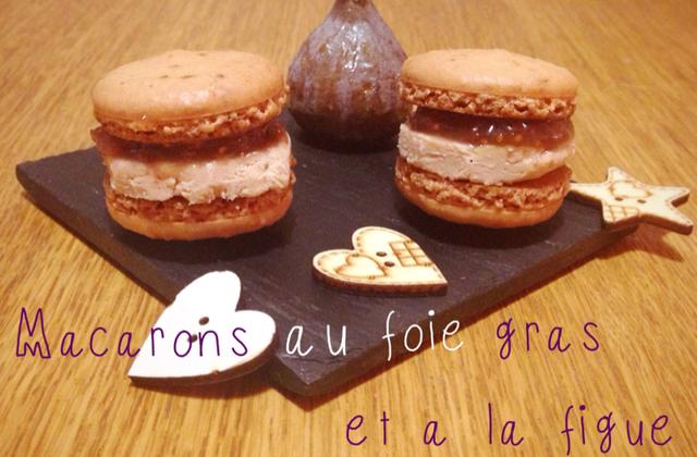 Macarons au foie gras et à la figue - Photo par Carottesjaunestomatesroses