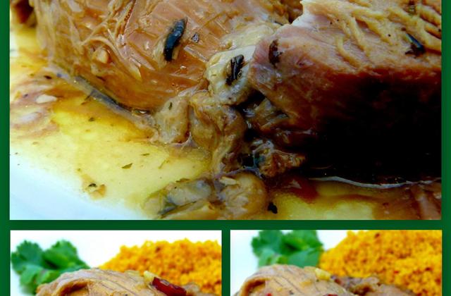 Epaule d'agneau confite aux épices... à la cocotte ! - Photo par CookingFeeLili