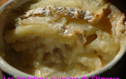 Gratin au camembert et aux deux pommes - Photo par tentat