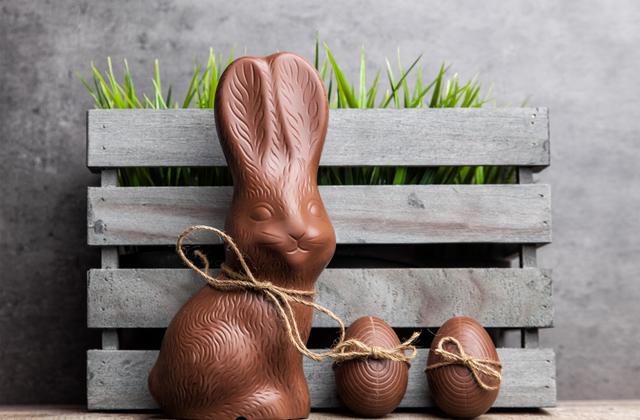 Lapin de Pâques en chocolat - Photo par 750g