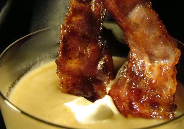 Crème de châtaignes au lard - Photo par creamylicious