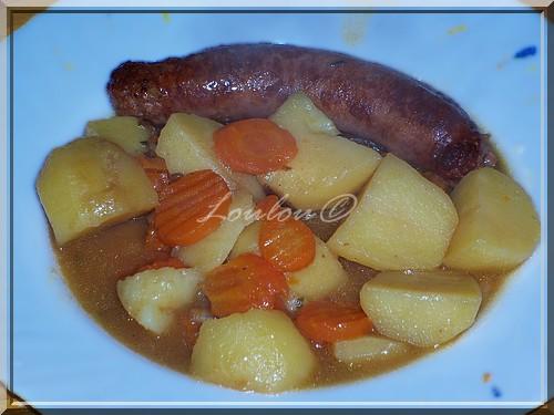 Le ragoût de saucisses de maman - Photo par Louloucuisine